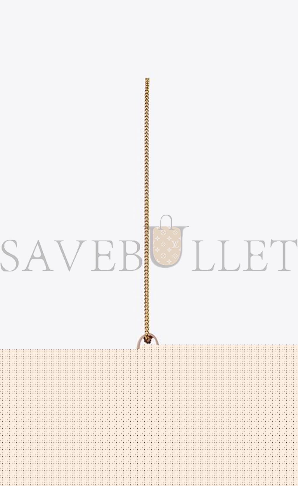 Y*L cassandre matelassÉ chain wallet in grain de poudre embossed leather 377828bow016920 (22.5*14*4cm)