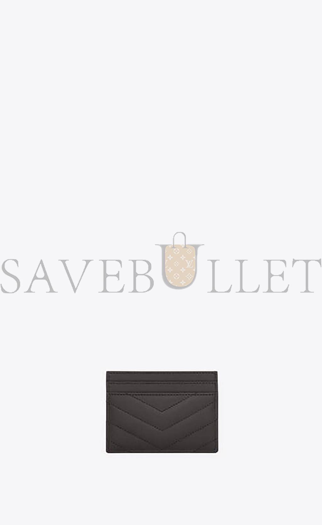 Y*L cassandre matelassÉ card case in grain de poudre embossed leather 423291bow011112 (10.5*7.5*0.5cm)