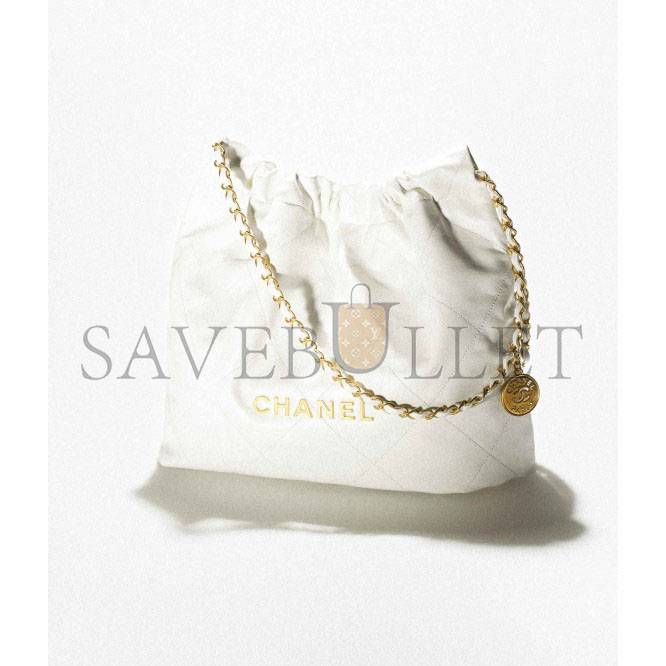 Ch*el 22 handbag gold hardware as3261 b08037 10601 (42*39*8cm）