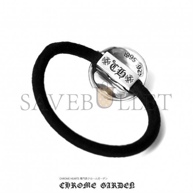 Ch*0me He**ts cross ball hair tie