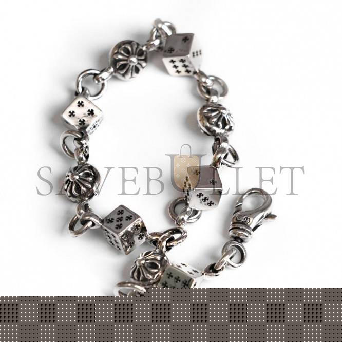 Ch**me He**ts  dice and crossball bracelet