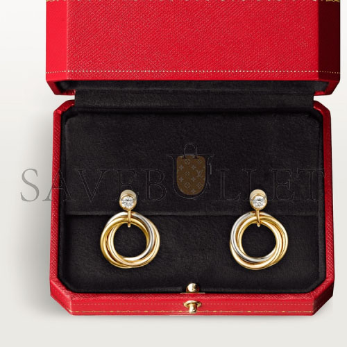 Ca*t*er trinity earrings b8043200