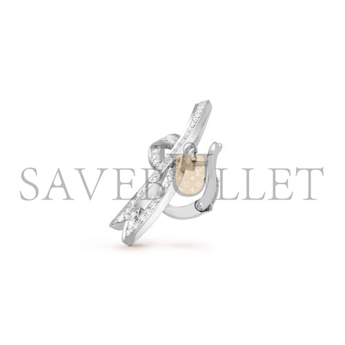 v*n cl*f arpels contes d’hiver earrings - white gold, Di*m*nd vcarp3j400