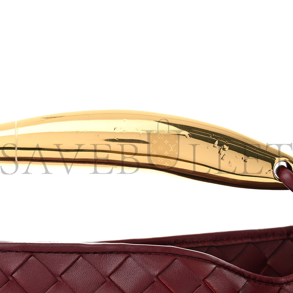 bo*te*ga Ve*ne*ta nappa intrecciato sardine bag barolo (34*23*3cm)