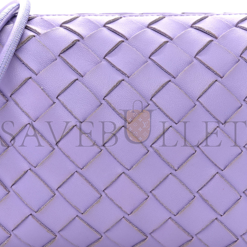 bo*te*ga Ve*ne*ta nappa intrecciato mini loop camera bag wisteria (17＊10＊6cm)