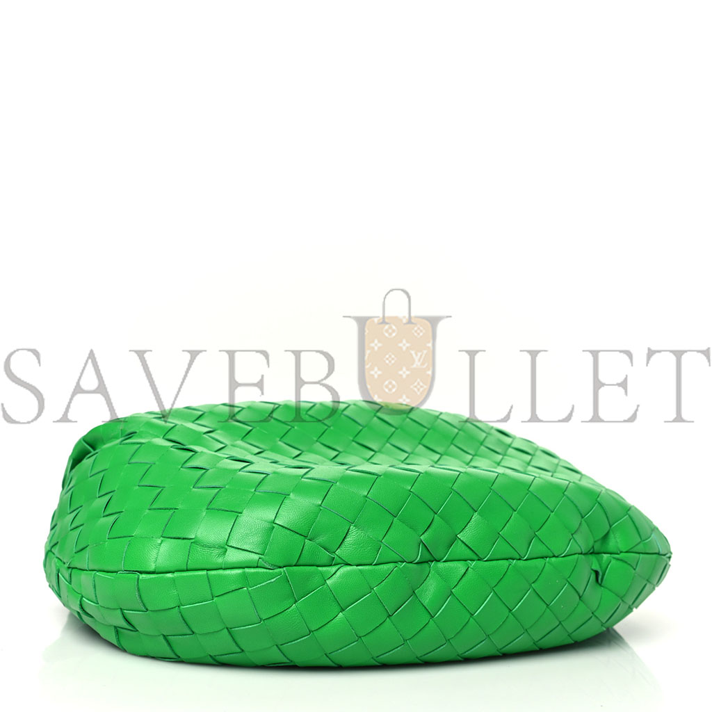 bo*te*ga Ve*ne*ta nappa intrecciato teen jodie hobo parakeet (38*27*8cm)