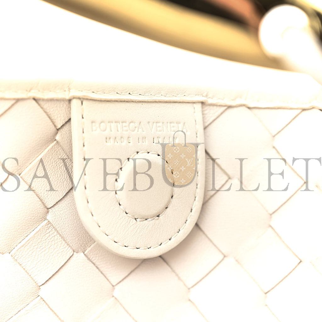 bo*te*ga Ve*ne*ta nappa intrecciato sardine bag chalk (36*23*3cm)