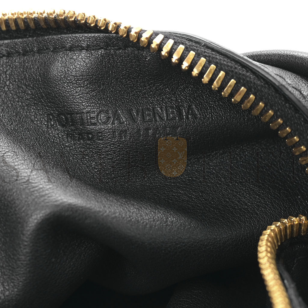 bo*te*ga Ve*ne*ta nappa mini double knot bag black (32*18*13cm)