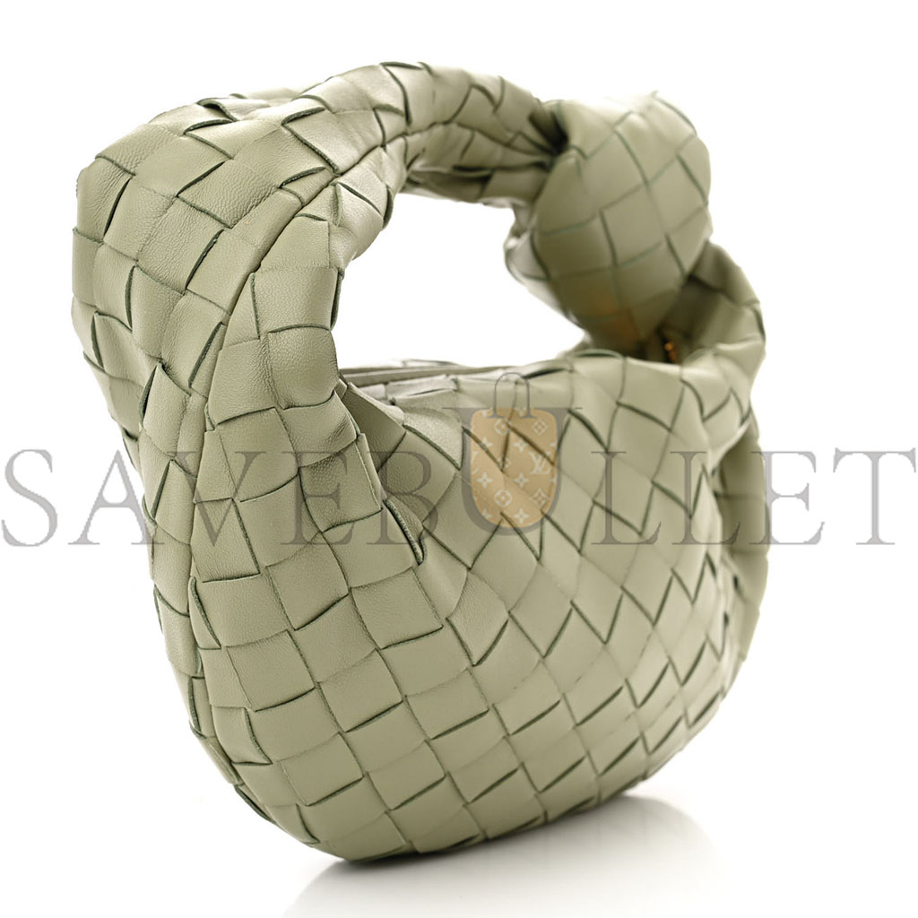 bo*te*ga Ve*ne*ta nappa intrecciato mini jodie travertine (22*13*4cm)