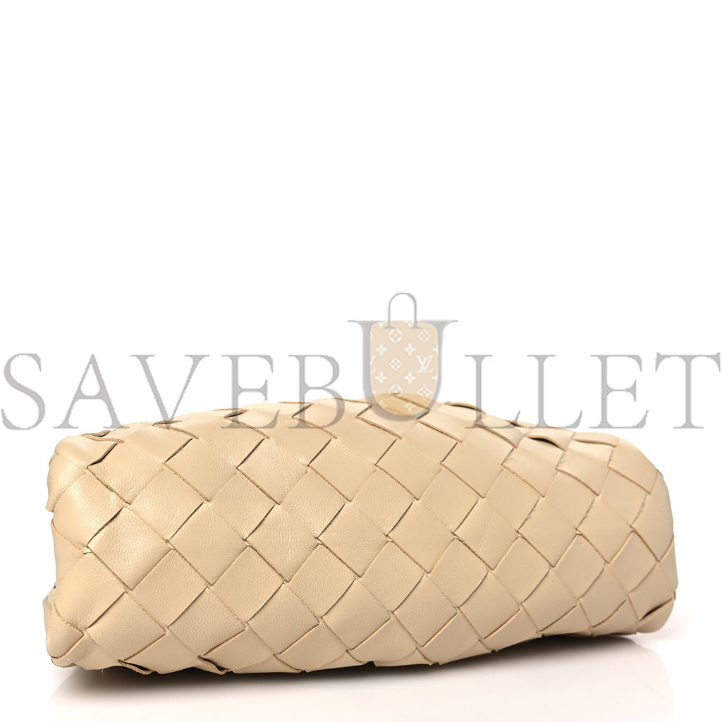 bo*te*ga Ve*ne*ta nappa intrecciato the mini pouch porridge (22*16*5cm)