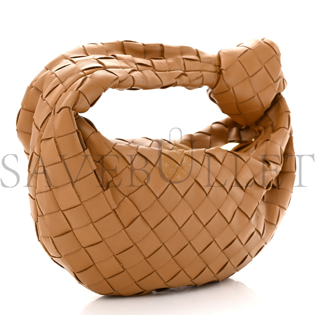 bo*te*ga Ve*ne*ta nappa intrecciato mini jodie caramel (23*13*5cm)