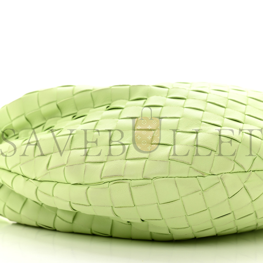 bo*te*ga Ve*ne*ta nappa intrecciato teen jodie hobo pistachio (34*21*9cm)