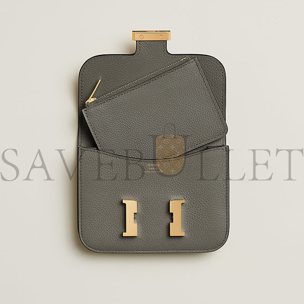 H**mes constance slim wallet h082214cc0l (12.4*10.2*3cm)