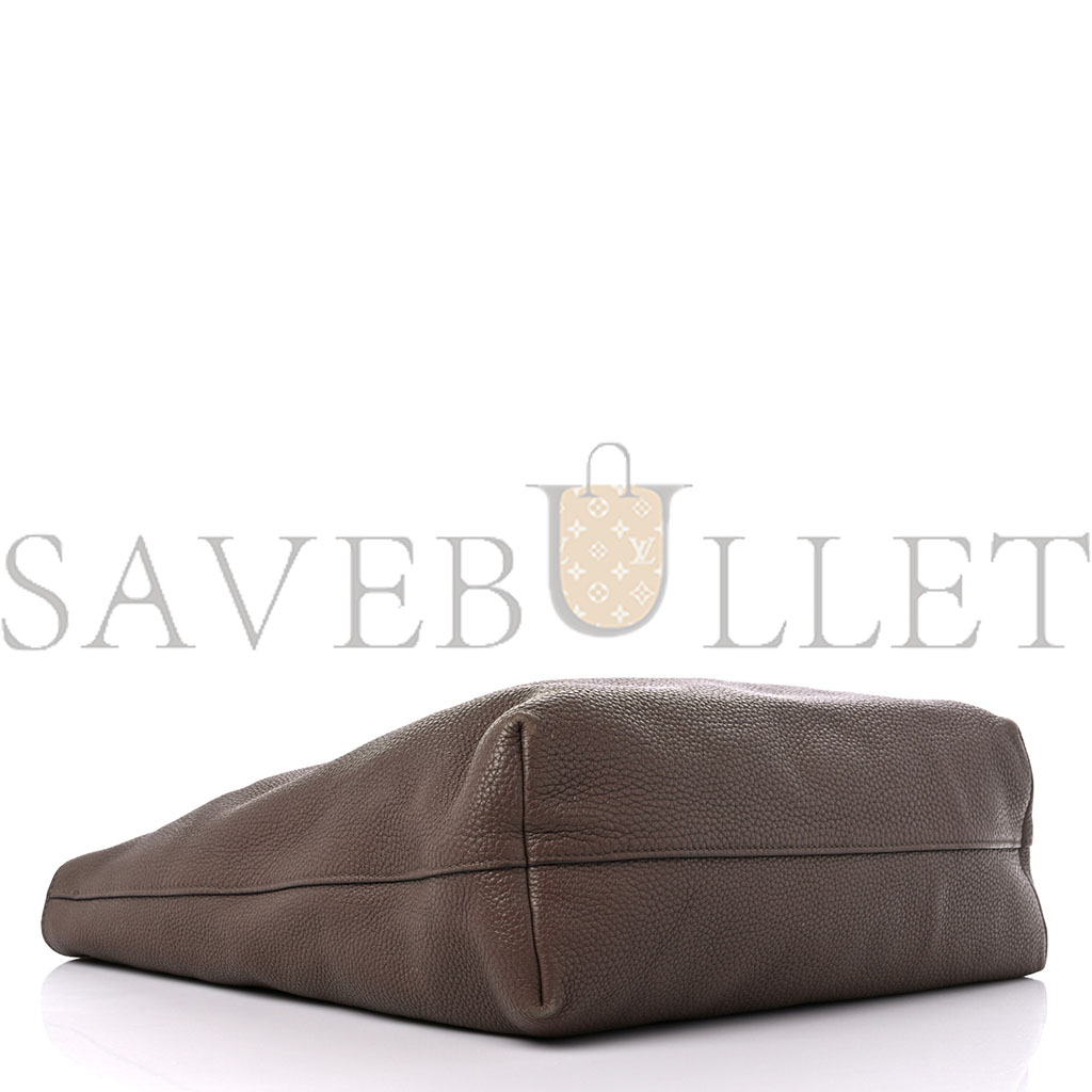 Pra*a vitello daino shopping tote palissandro (35*34*13cm)