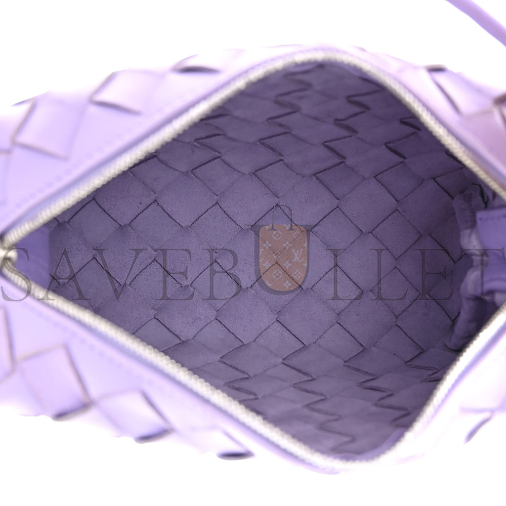 bo*te*ga Ve*ne*ta nappa intrecciato mini loop camera bag wisteria (17*11*7cm)