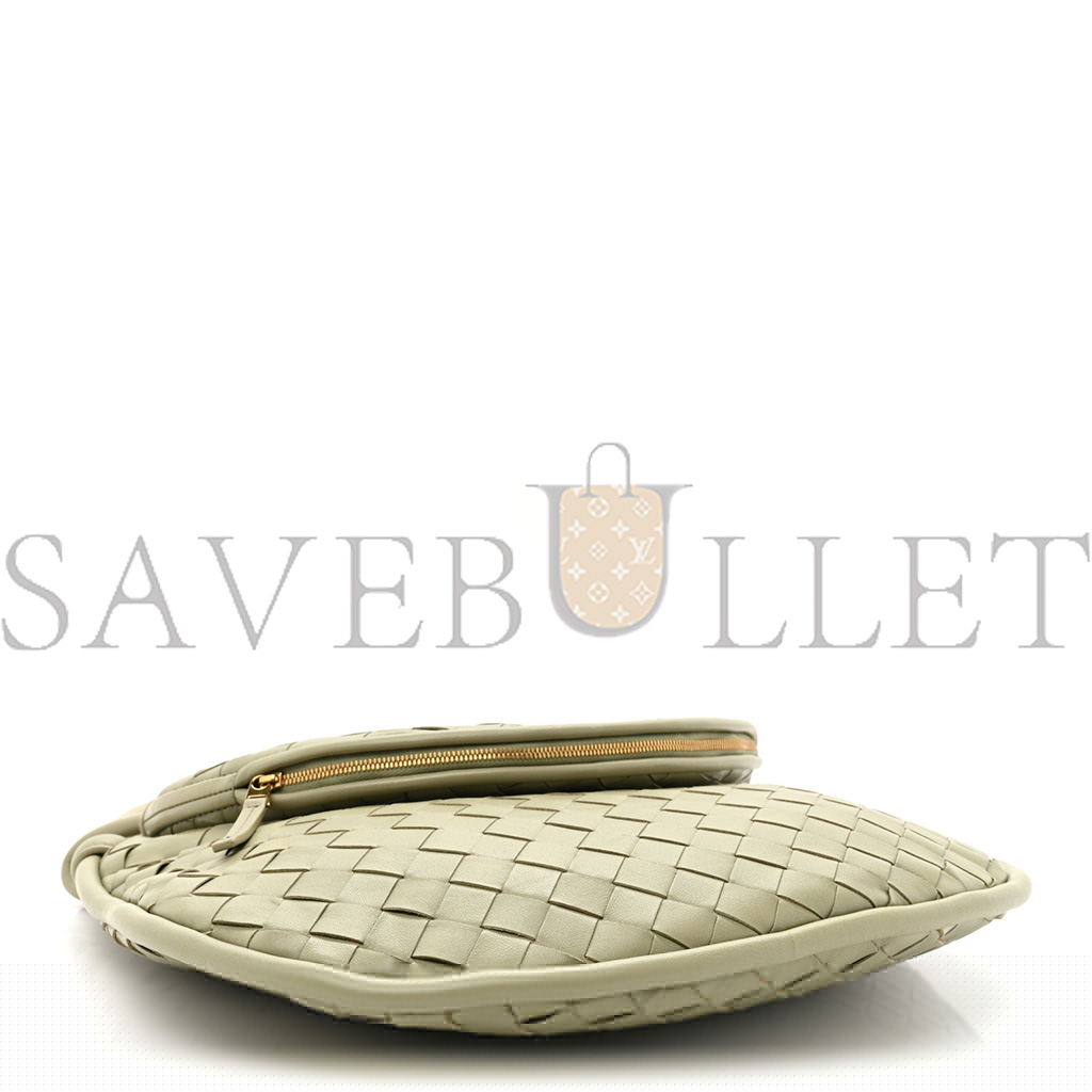 bo*te*ga Ve*ne*ta nappa intrecciato medium gemelli travertine (41*32*3cm)