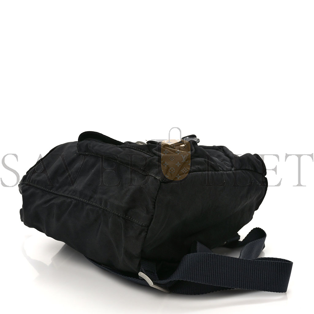 Pra*a tessuto nylon vela backpack black (30*27*13cm)