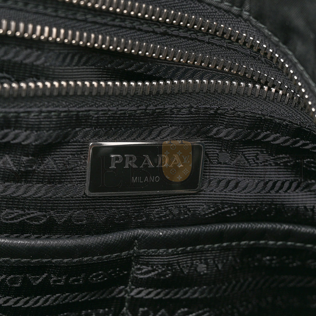 Pra*a tessuto nylon vela diaper bag black (34*28*20cm)