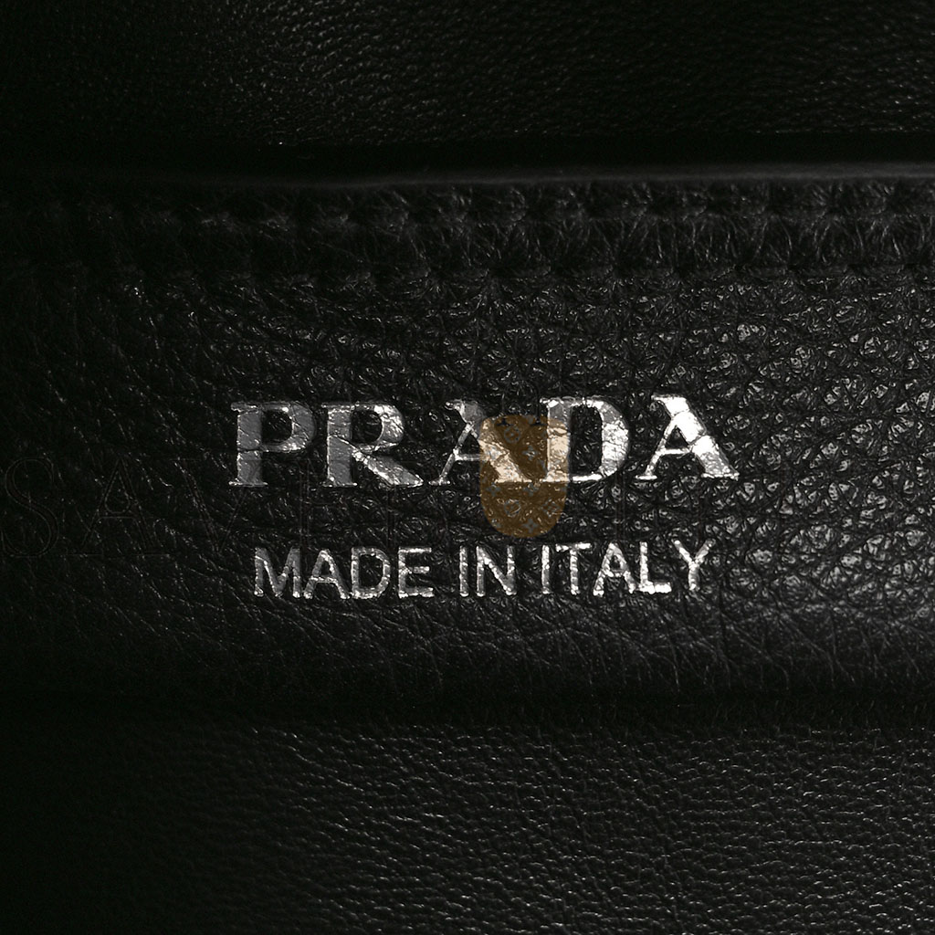 Pra*a vitello daino dynamique hobo black (23*20*13cm)