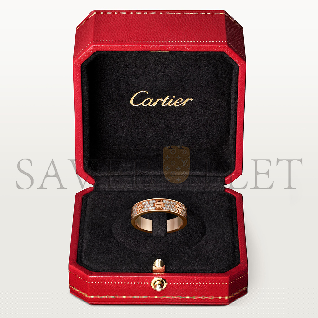ca*t*er  love wedding band, Di*m*nd-paved b4085800