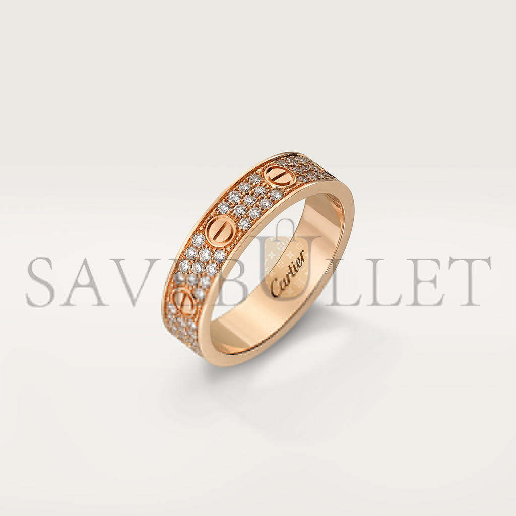 ca*t*er  love wedding band, Di*m*nd-paved b4085800