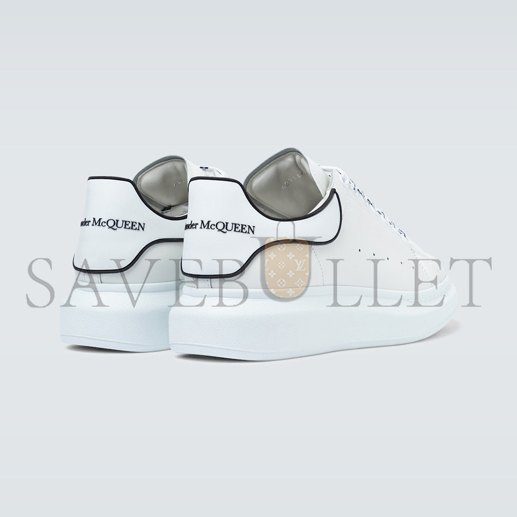 Ale*d*r m*q*en oversized leather sneakers 625156whxmt9074