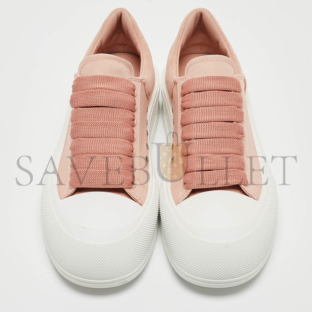 Ale*d*r m*q*en deck canvas sneakers 654593w4pq19297
