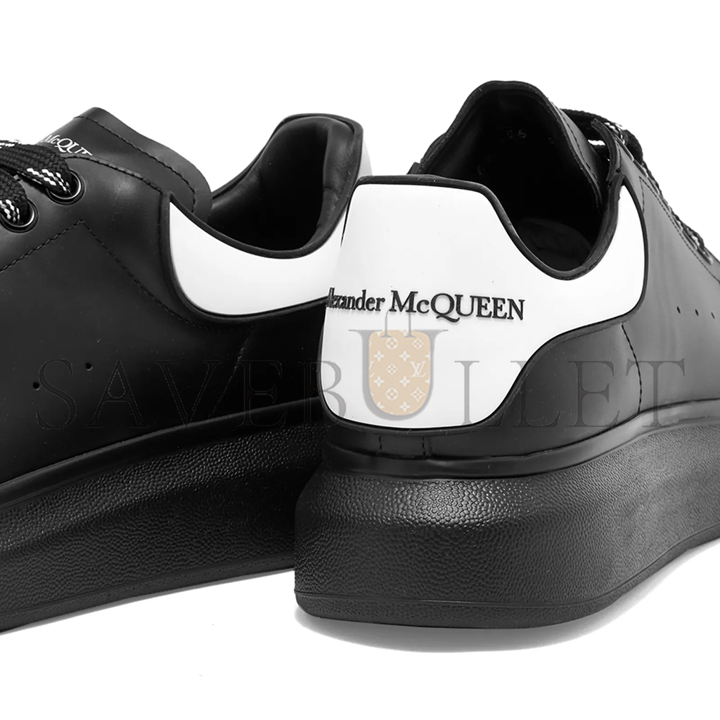 Ale*d*r m*q*en oversized raised-sole leather trainers 625156whxmt1006