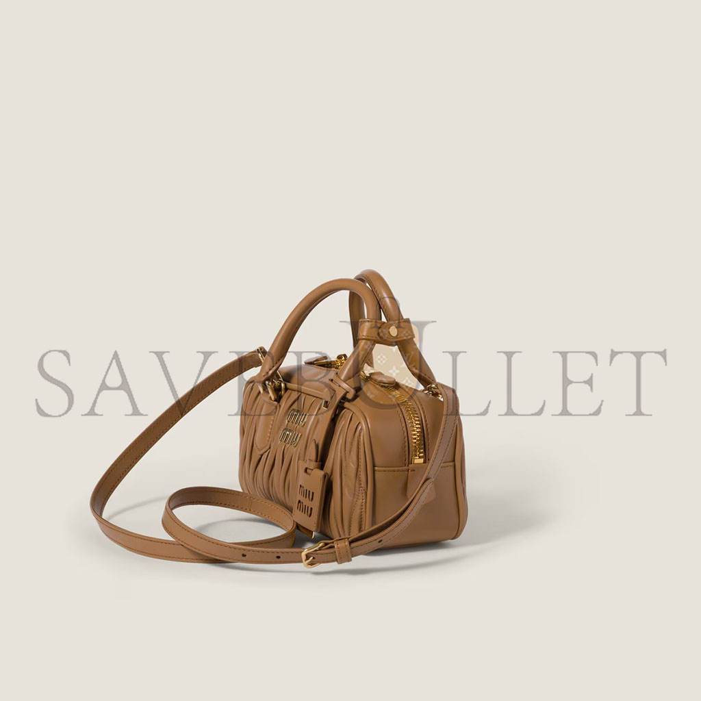 M1v M1v arcadie matelassÉ nappa leather bag 5bb142 (22*10.5*7.5cm)