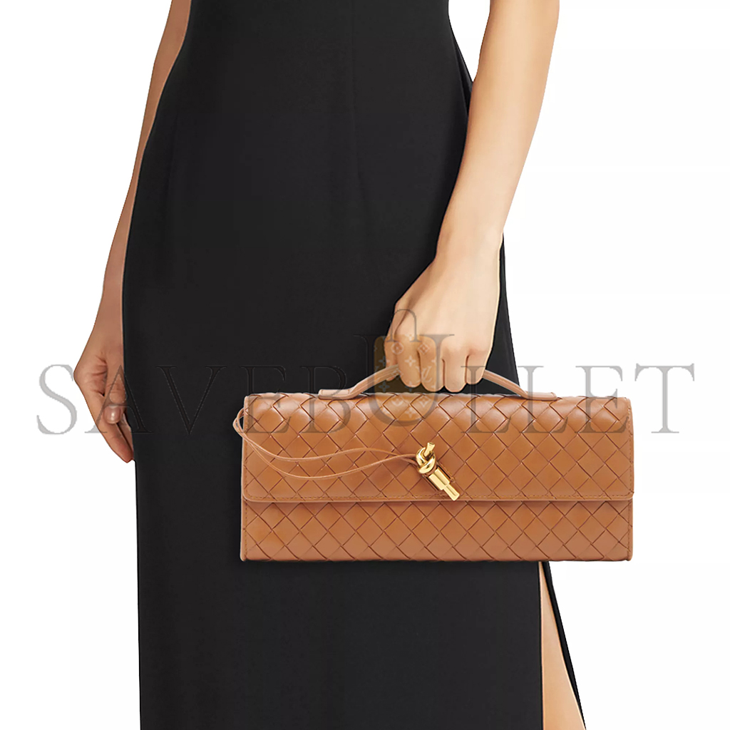 bo*te*ga Ve*ne*ta andiamo clutch 741511vcpp36952 (31*13*3cm)