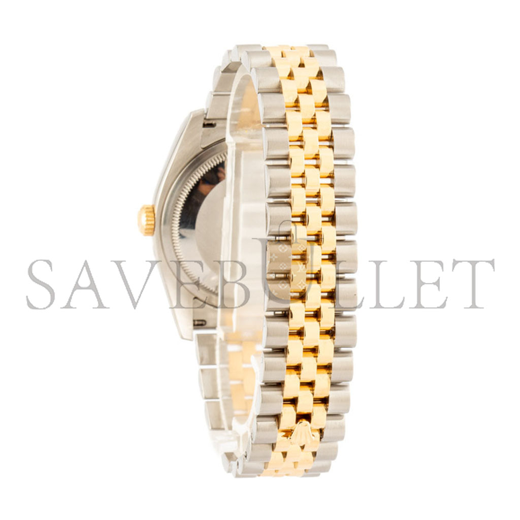 R*l*x datejust silver dial watch 116233