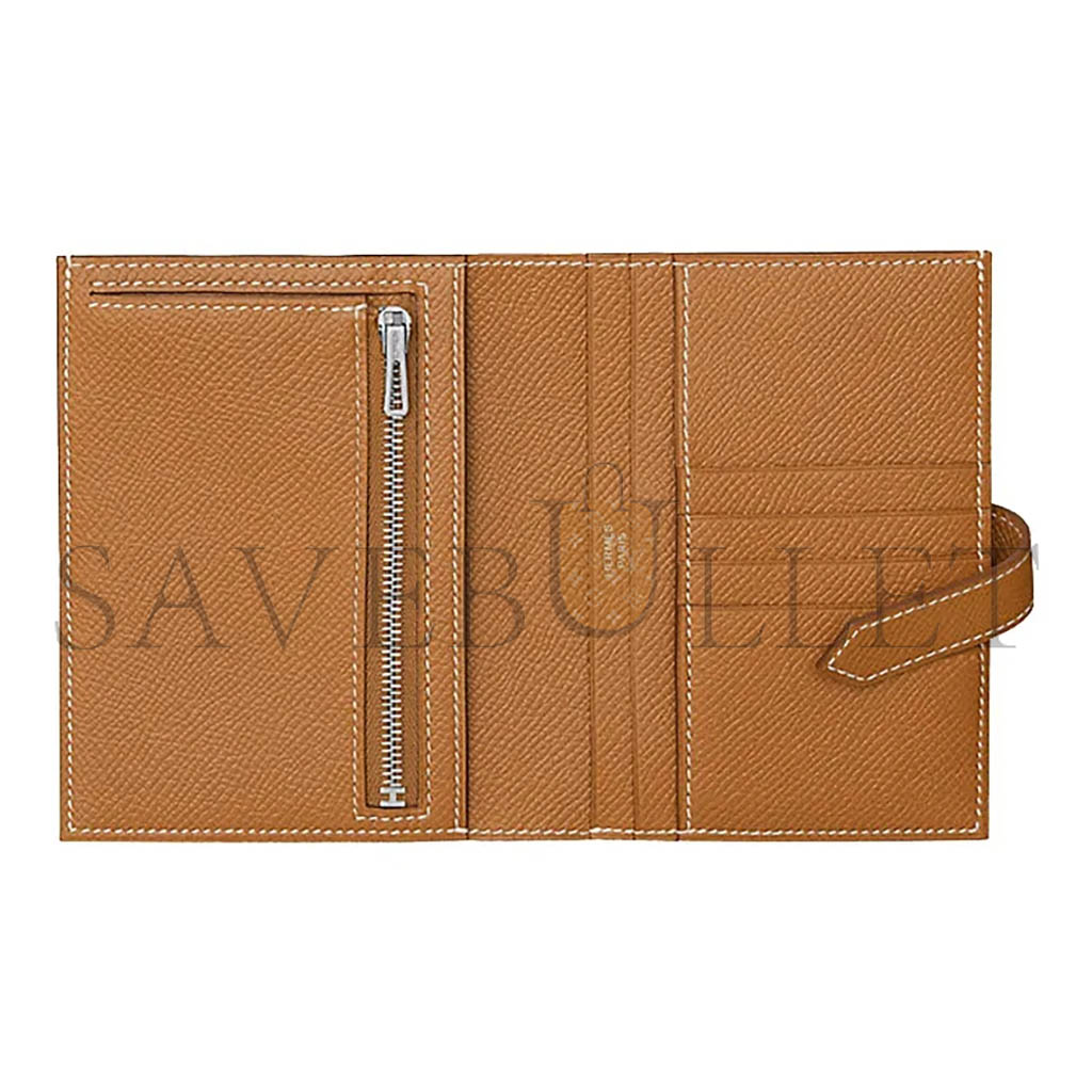 H**mes bearn compact wallet h039789ck93 (12*9.5*0.4cm)