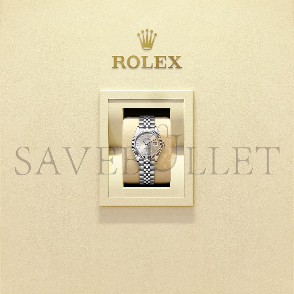R*l*x lady-datejust 28 mm, oystersteel and white gold watch 279174