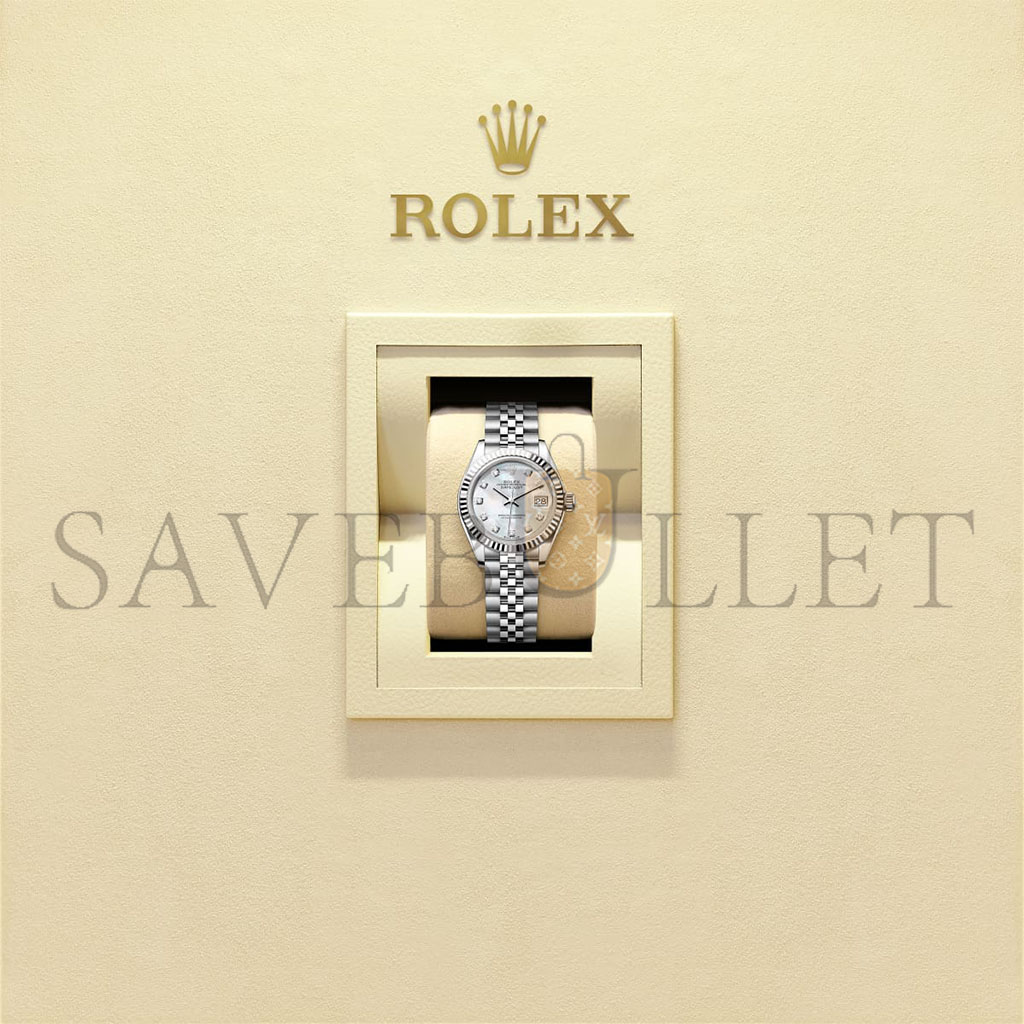 R*l*x lady-datejust 28 mm, oystersteel and white gold watch 279174