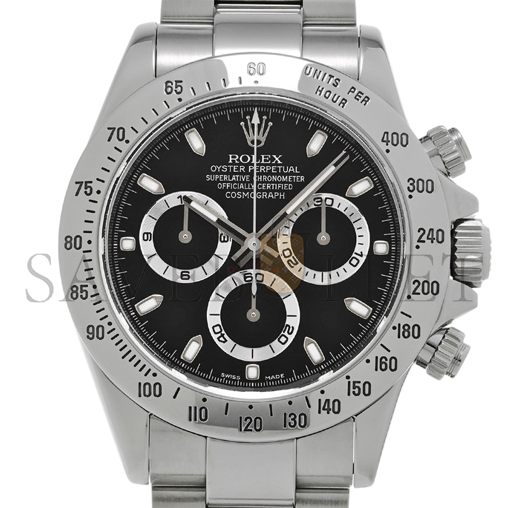 R*l*x daytona black dial 40mm watch 116520