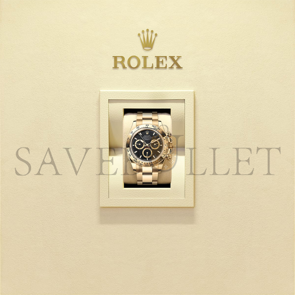 R*l*x cosmograph daytona oyster, 40 mm, yellow gold watch 126508