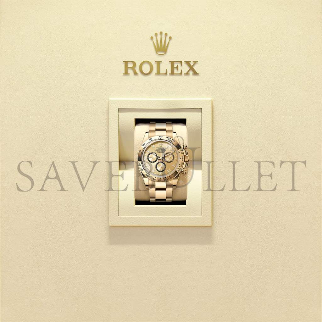 R*l*x cosmograph daytona oyster, 40 mm, yellow gold watch 126508