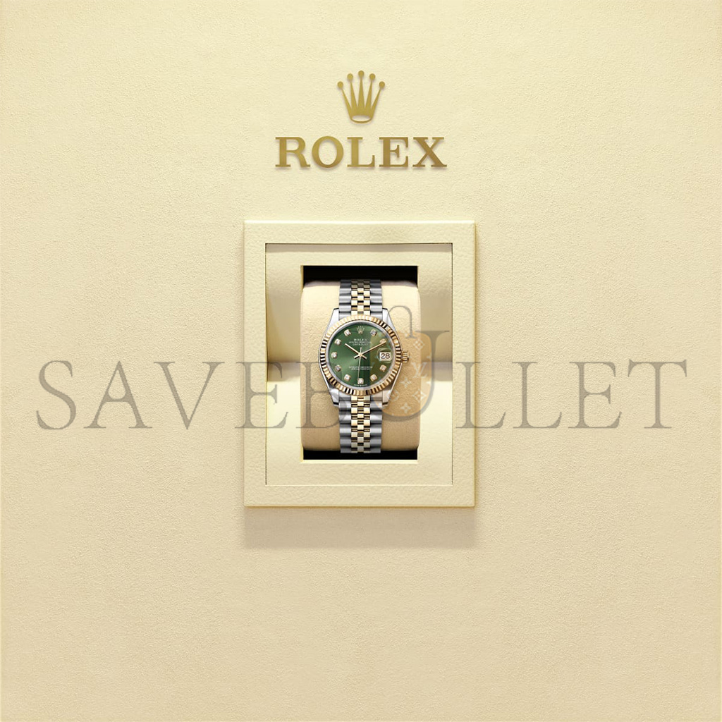 R*l*x datejust 31 oyster, 31 mm, oystersteel and yellow gold watch 278273