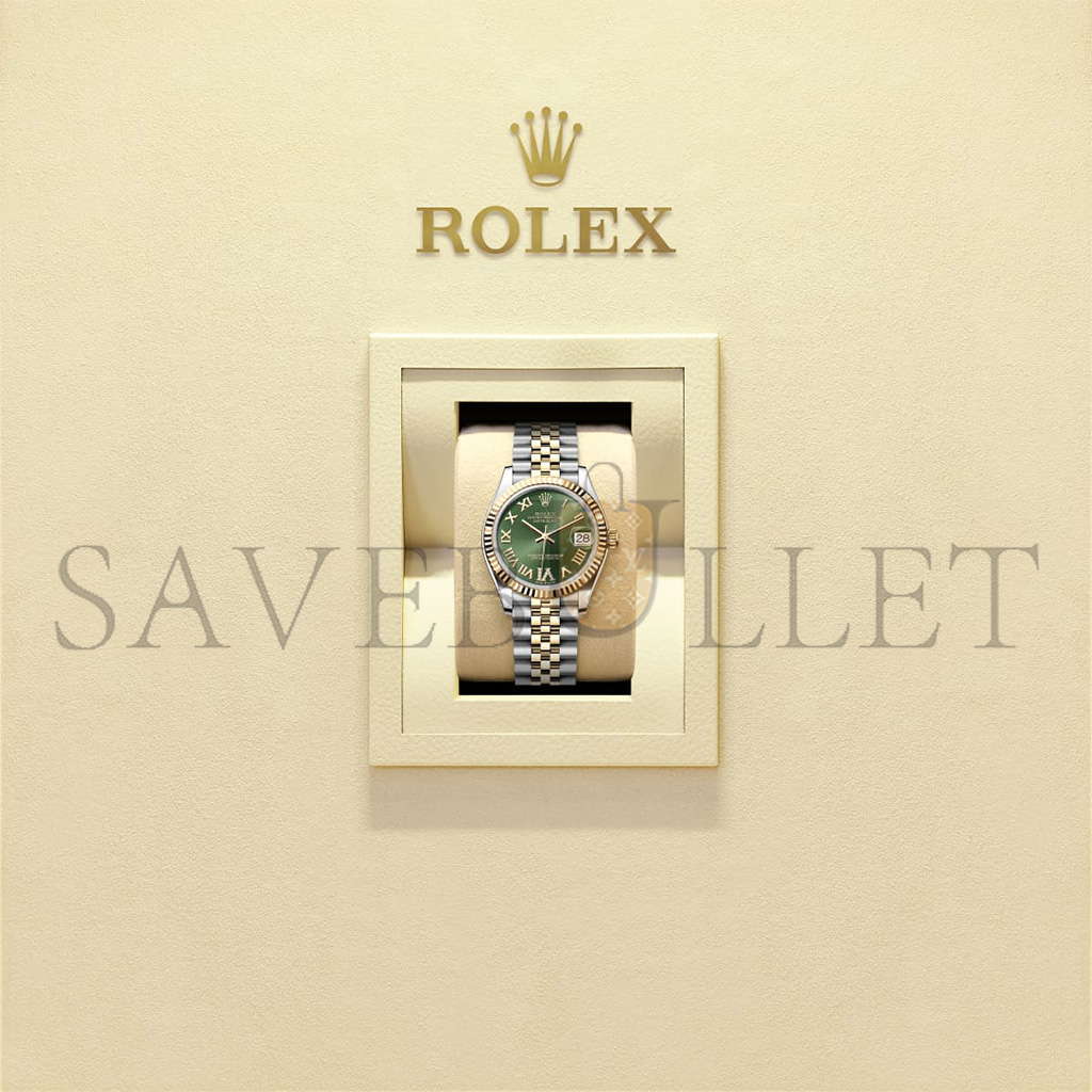 R*l*x datejust 31 oyster, 31 mm, oystersteel and yellow gold watch 278273