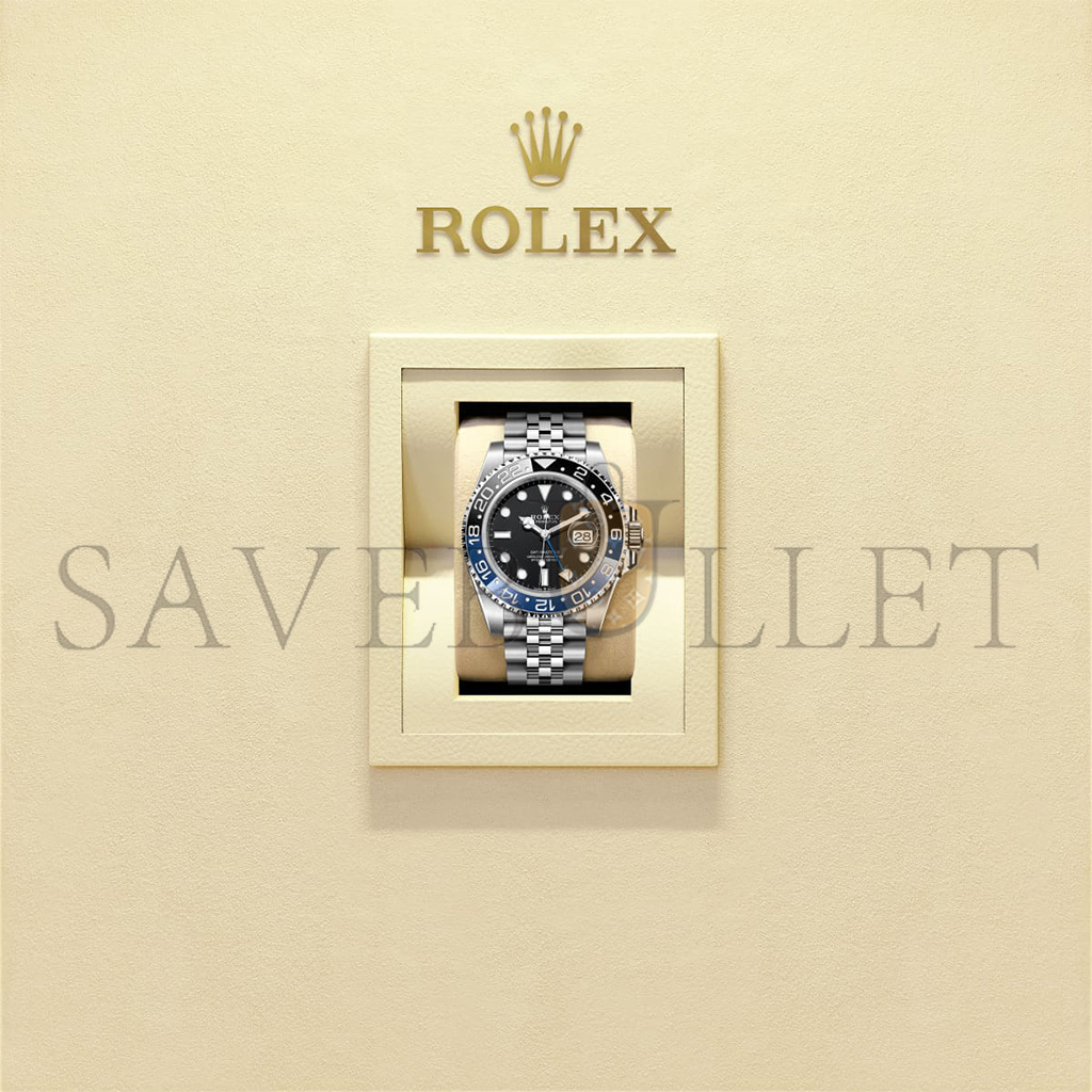 R*l*x gmt-master ii oyster, 40 mm, oystersteel watch 126710blnr