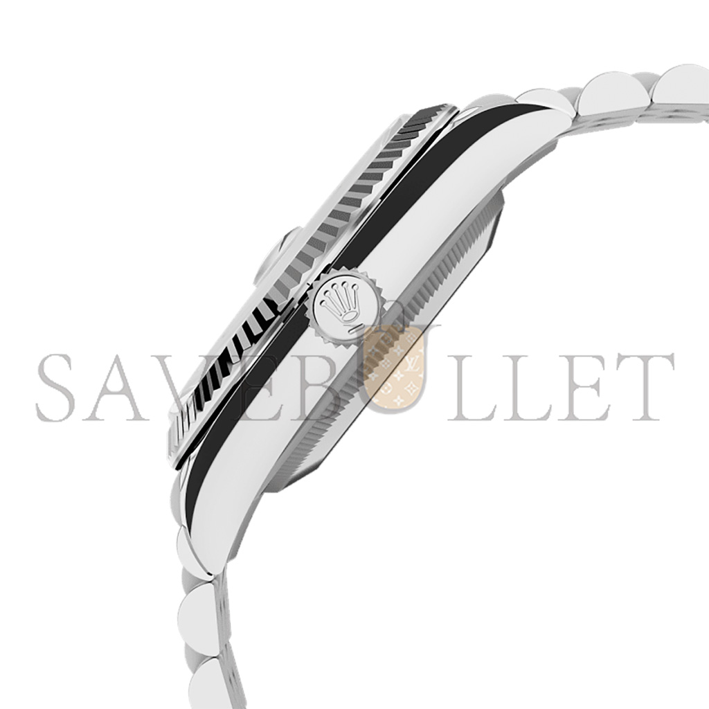R*l*x datejust 36 oyster, 36 mm, oystersteel and white gold watch 126234-0017