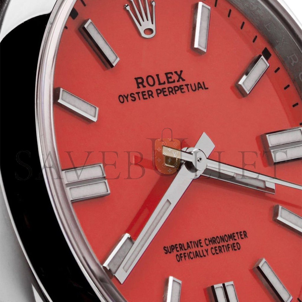 R*l*x oyster perpetual stainless 41mm watch 124300