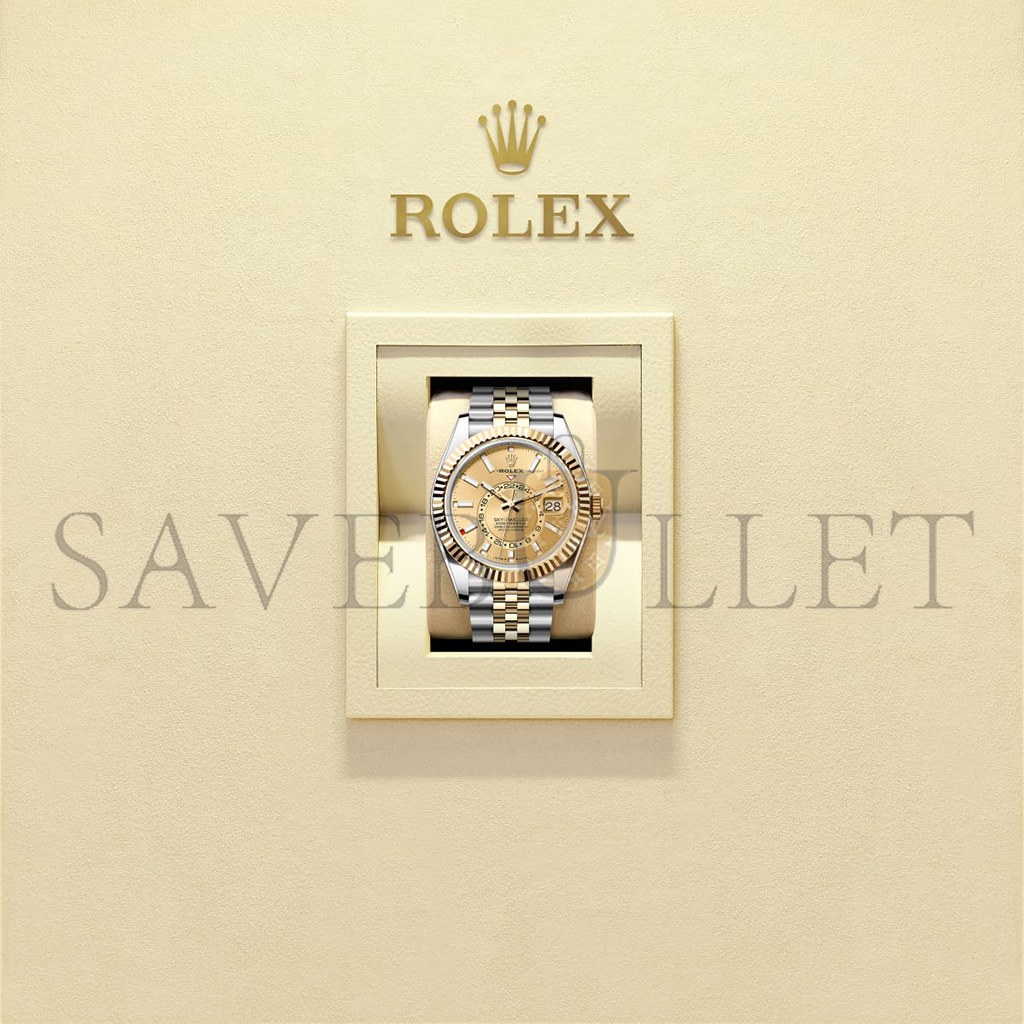 R*l*x sky-dweller oyster, 42 mm, oystersteel and yellow gold watch 336933-0002