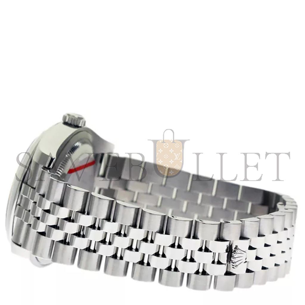 r*l*x datejust black dial stainless steel jubilee bracelet auT0matic watch 116200