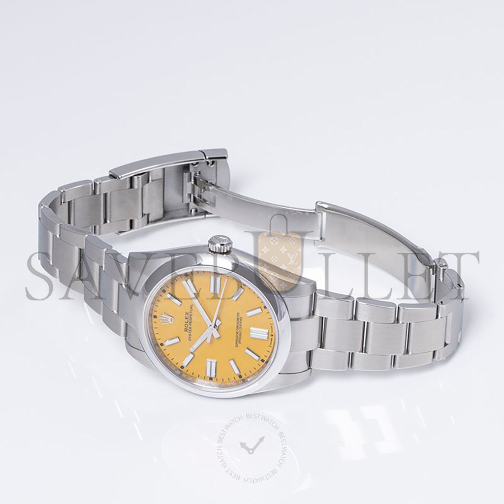 r*l*x oyster perpetual stainless steel auT0matic watch 124300-0004