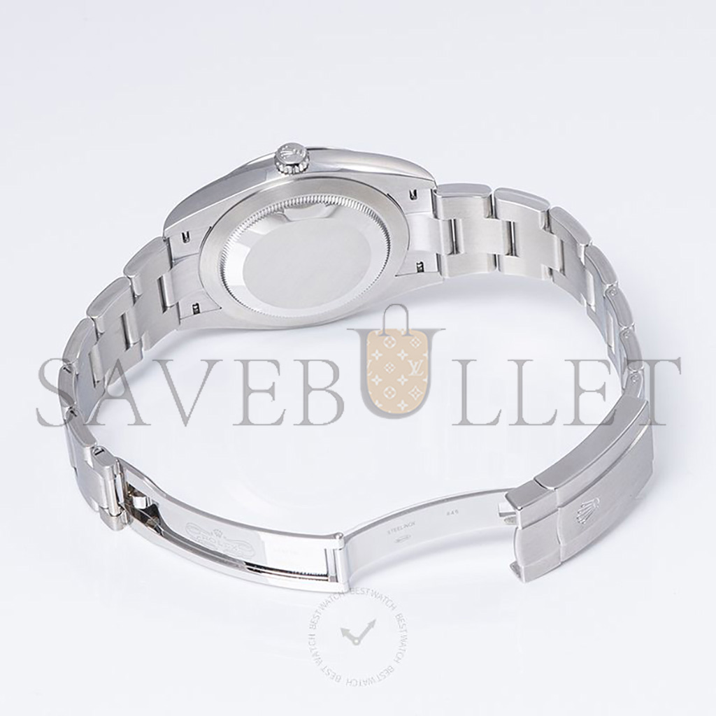 r*l*x oyster perpetual stainless steel auT0matic watch 124300-0004