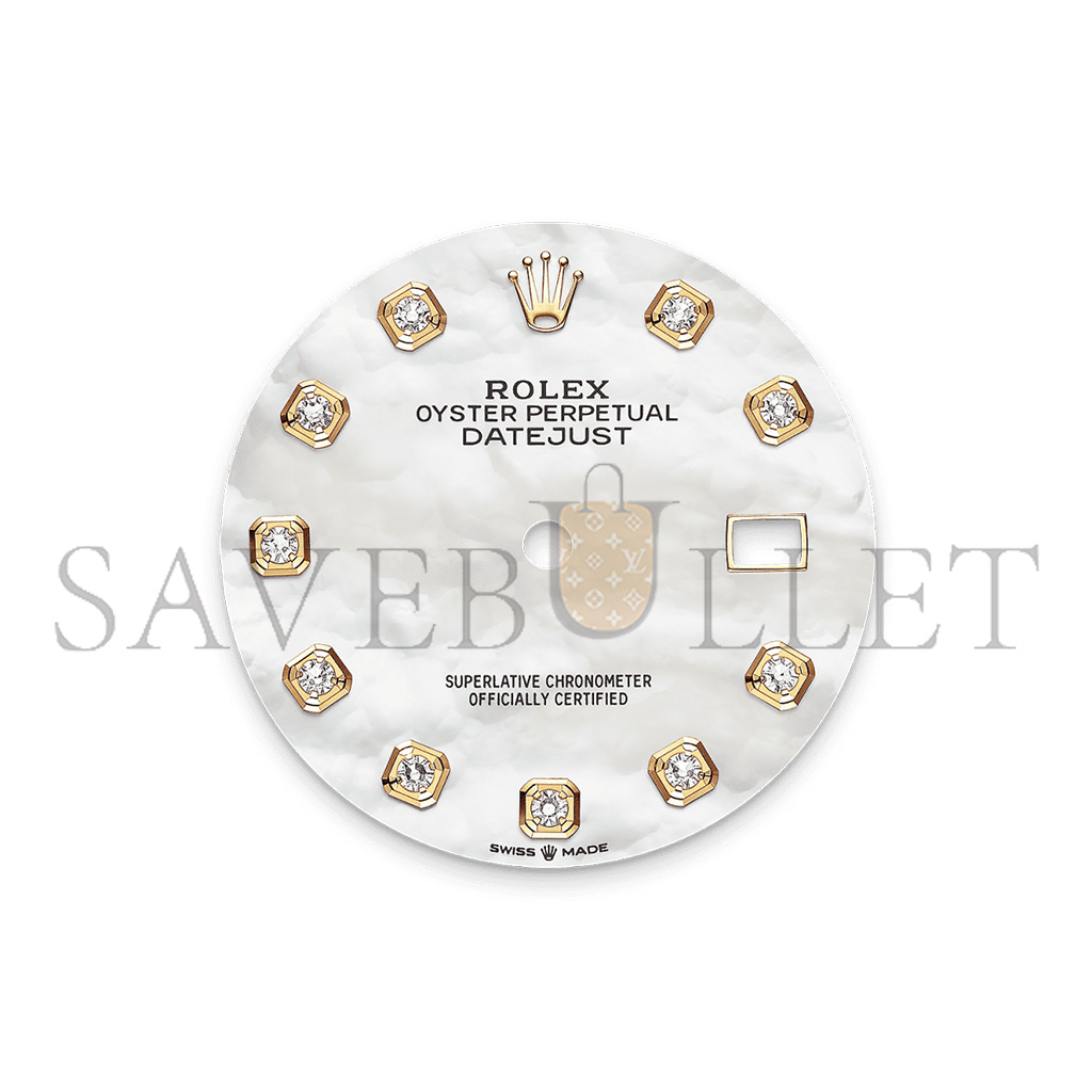 r*l*x datejust 36 oyster, 36 mm, oystersteel, yellow gold and Di*m*nds watch 126283rbr-0009
