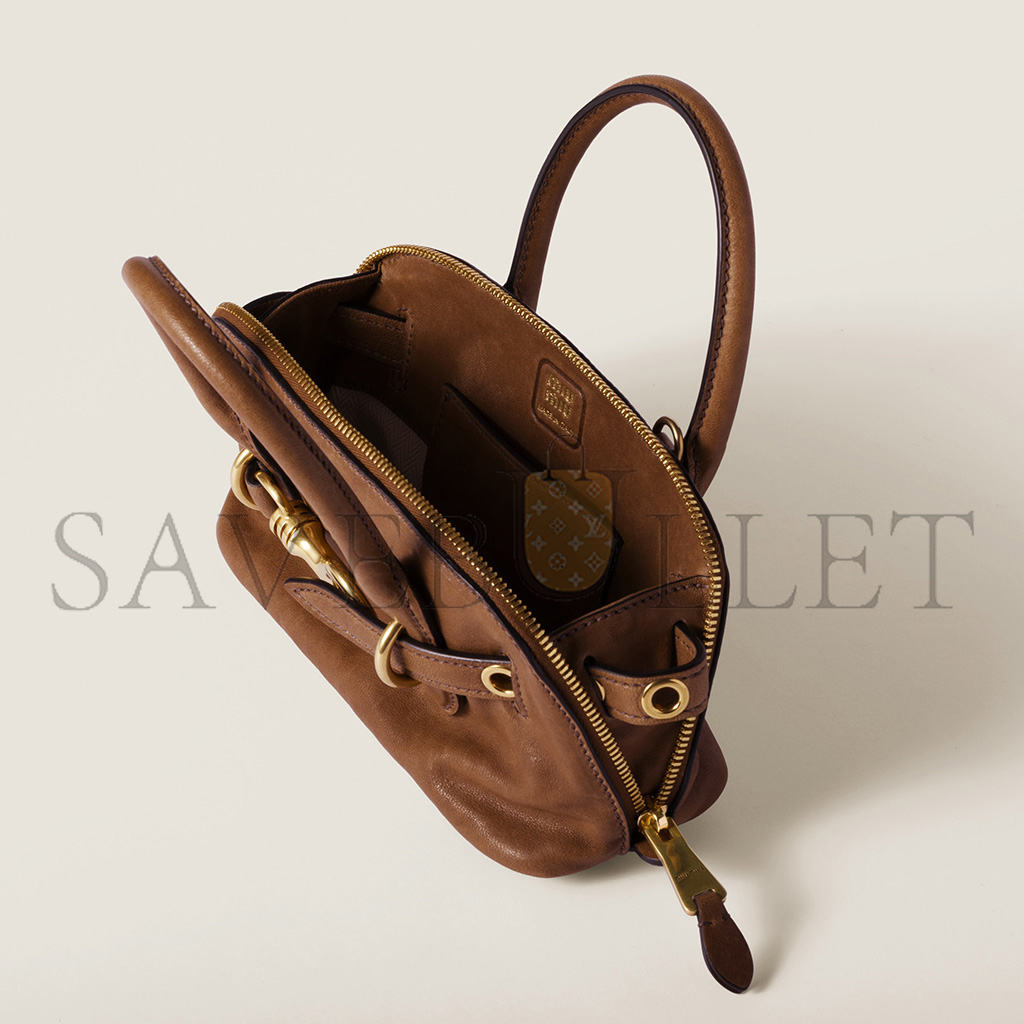 M1v M1v aventure mini nappa leather bag 5bp090 (21*13.2*8cm)