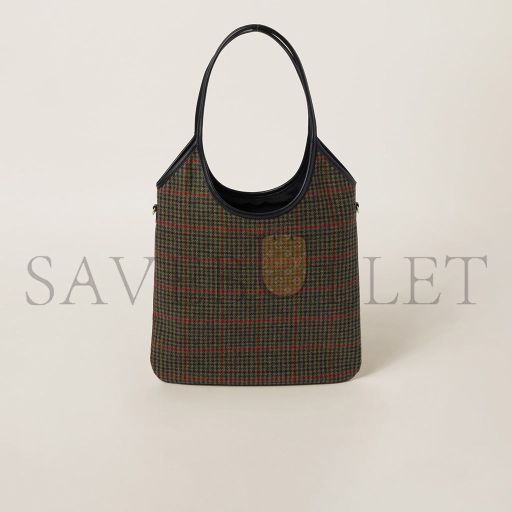 M1v M1v ivy tartan shopping bag 5bg281 (24*20cm)