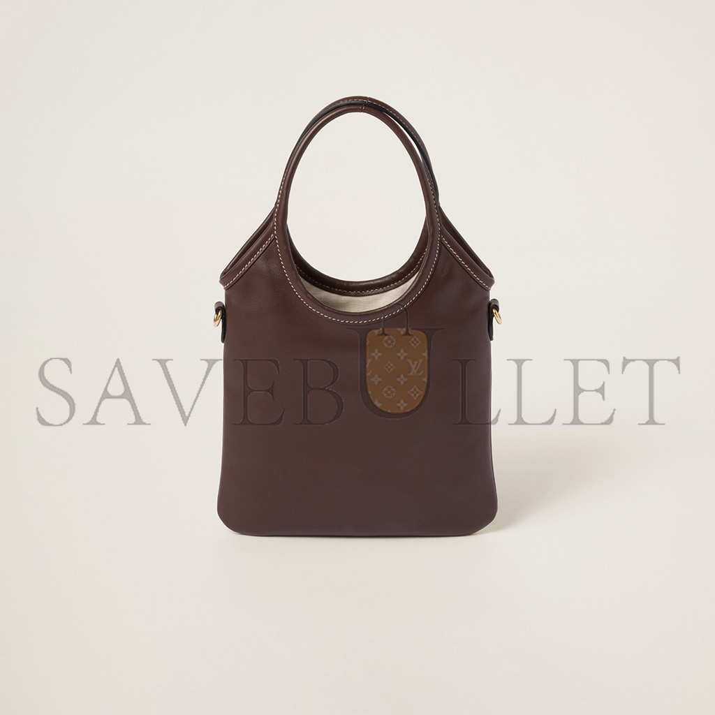 M1v M1v ivy leather handbag 5bg281 (24*20cm)